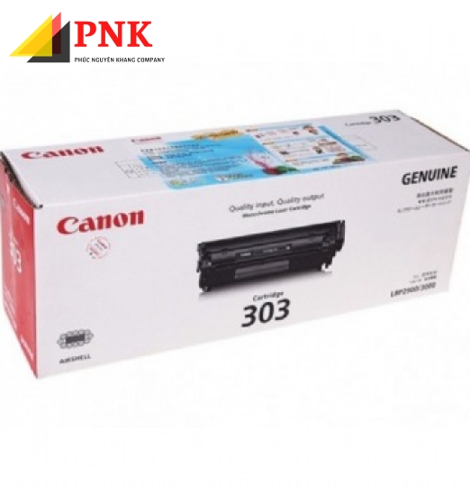  Hộp mực canon 303 dùng cho máy in canon 2900 3000
